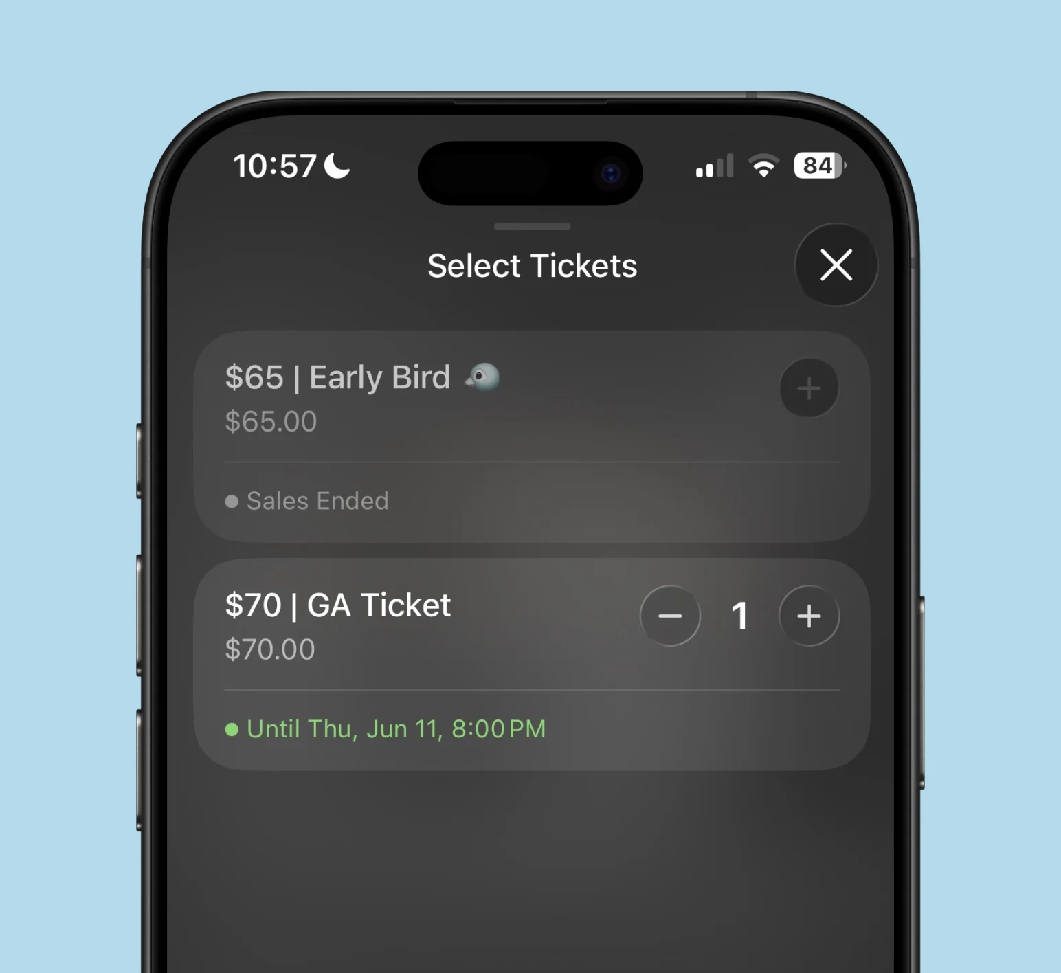 Feasibility — Luma ticketing