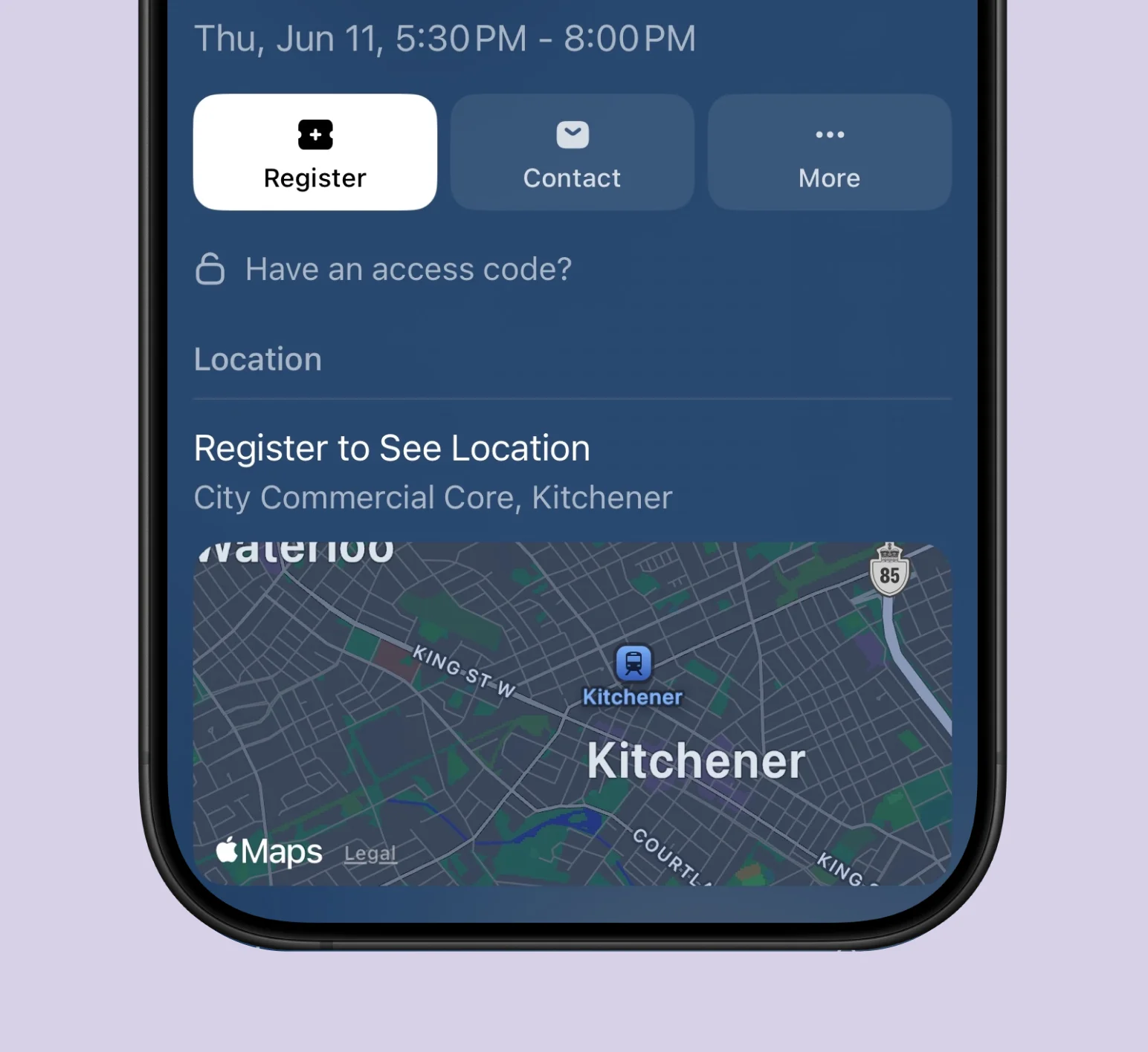 Feasibility — Luma location