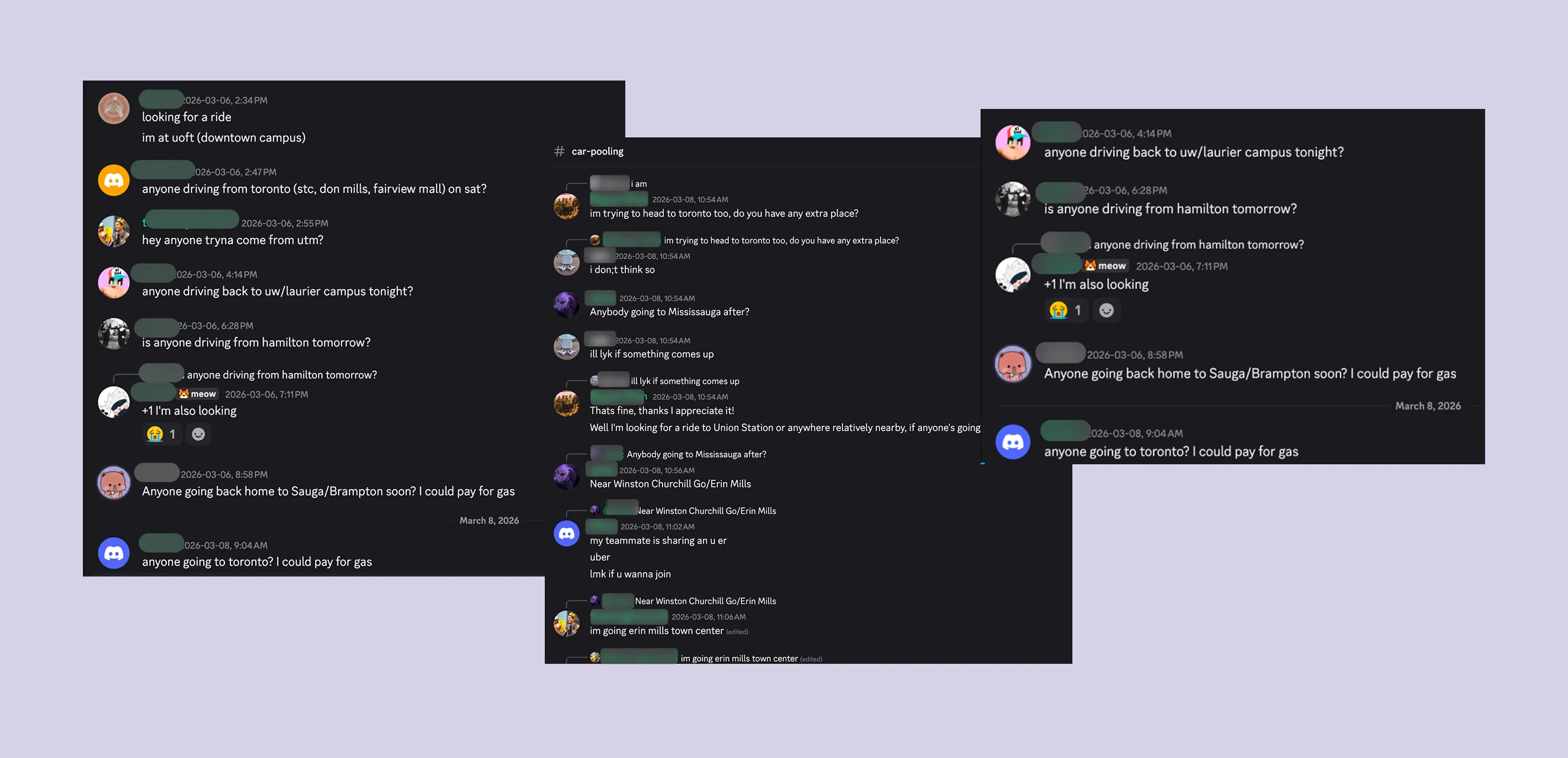 Social media coordination